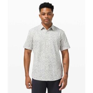 Lululemon Airing Easy Short Sleeve Shirt Gray Men's Size Medium